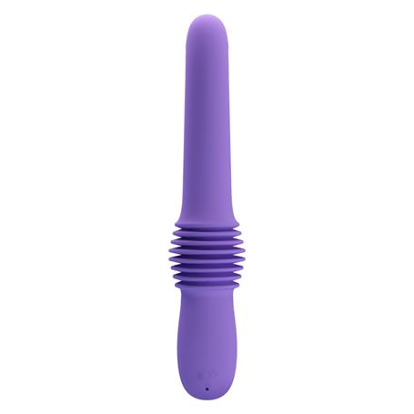 USB Şarjlı İleri Geri Hareketli Teknolojik Vibratör Mor - Pazuzu - BDM1283