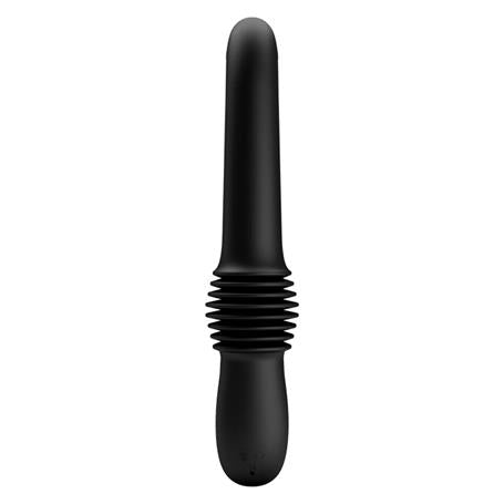 USB Şarjlı İleri Geri Hareketli Teknolojik Vibratör Siyah - Pazuzu - BDM1282