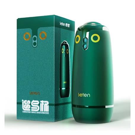 %40 İndirim – USB Şarjlı İleri Geri Hareketli Titreşimli Emme Vakum Ayarlı Sesli Masturbatör - Leten Green Bird - CA-BDM1575