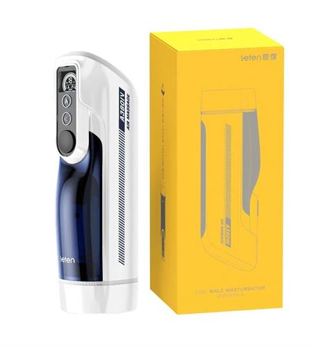 USB Şarjlı Sesli Isıtmalı İleri Geri Hareketli Titreşimli Emme Vakum Ayarlı Masturbatör - Leten A380 - BDM1577