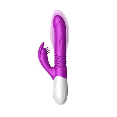 USB Şarjlı Klitoris Uyarımlı ve 7 Titreşim Fonksiyonlu Teknolojik Vibratör - BDM1537