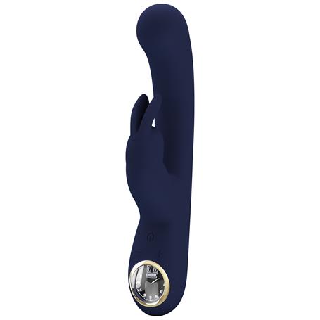 USB Şarjlı Led Göstergeli 10 Fonksiyonlu Klitoris Uyarıcılı Teknolojik Tavşan Vibratör - Lamar 2 - BDM1339