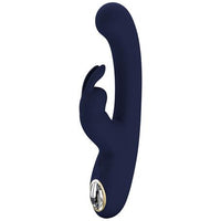 USB Şarjlı Led Göstergeli 10 Fonksiyonlu Klitoris Uyarıcılı Teknolojik Tavşan Vibratör - Lamar 2 - BDM1339