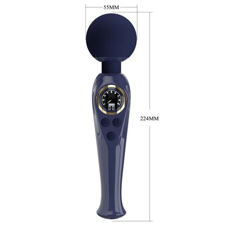 USB Şarjlı Led Göstergeli Klitoris Uyarıcılı Bayan Masaj Vibratör - Skyler - BDM1336