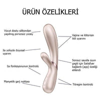Usb Şarjlı Telefondan Kumandalı Isıtmalı Klitoris Uyarıcılı Teknolojik Vibratör - BDM1551