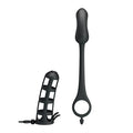 Penis Kılıflı USB Şarjlı Titreşimli Anal Plug - BDM2623