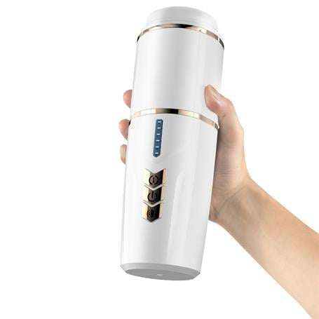USB Şarjlı Titreşimli Emme Ayarlı Sesli Masturbatör - Kimi - BDM1510