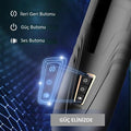 USB Şarjlı Titreşimli İleri Geri & Rotasyon Ayarlı Sesli Masturbatör - Rita - BDM1299