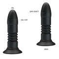 USB Şarjlı Uzaktan Kumandalı 4 Titreşim & 4 İleri Geri Hareketli Anal Plug - BDM1266