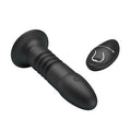USB Şarjlı Uzaktan Kumandalı 4 Titreşim & 4 İleri Geri Hareketli Anal Plug - BDM1266