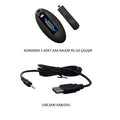 USB Şarjlı Uzaktan Kumandalı 4 Titreşim & 4 İleri Geri Hareketli Anal Plug - BDM1266