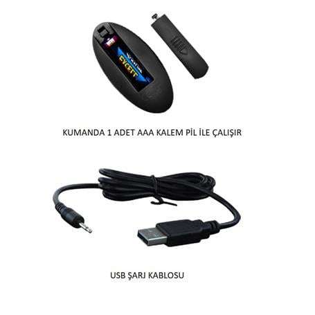 USB Şarjlı Uzaktan Kumandalı 4 Titreşim & 4 İleri Geri Hareketli Anal Plug - BDM1266