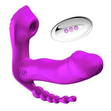 USB Şarjlı Uzaktan Kumandalı Klitoris Emme Fonksiyonlu Çamaşır Altı Isıtmalı Teknolojik Vibratör - BDM1540