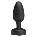 USB'den Manyetik Şarjlı 10 Farklı Titreşimli 5 Led Işıklı Silikon Anal Plug - Osborn - BDM1443