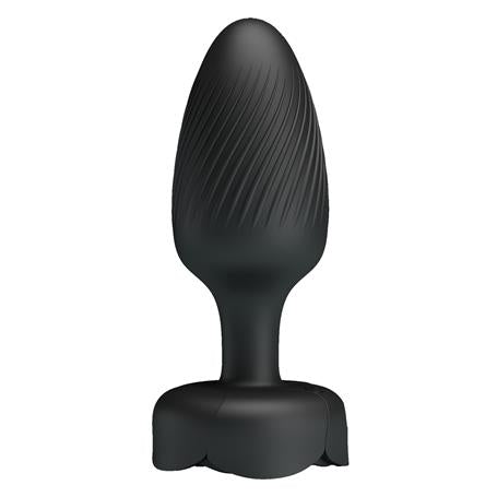 USB'den Manyetik Şarjlı 10 Farklı Titreşimli 5 Led Işıklı Silikon Anal Plug - Osborn - BDM1443