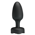 USB'den Manyetik Şarjlı 10 Farklı Titreşimli 5 Led Işıklı Silikon Anal Plug - Varian - BDM1440