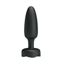 USB'den Manyetik Şarjlı 10 Farklı Titreşimli İleri Geri Hareketli 5 Led Işıklı Silikon Anal Plug - Tarion - BDM1437
