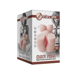 USB'den Manyetik Şarjlı Titreşim Fonksiyonlu Realistik Yarım Vücut - Elroy Pussy - BDM1614