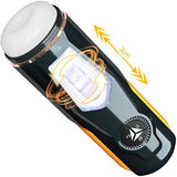 USB'den Şarjlı 3cm İleri Geri & Sağ Sol Titreşim Fonksiyonlu Realistik Masturbatör - Aneemun - BDM1621