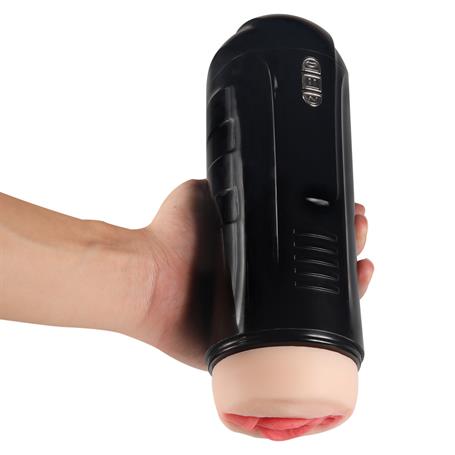 USB'den Şarjlı 5 Emme ve Güçlü 7 Titreşim Fonksiyonlu Realistik Masturbatör - Truda - BDM1619