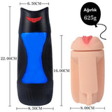 USB'den Şarjlı Emme ve Güçlü 12 Titreşim Fonksiyonlu Realistik Masturbatör - Renee - BDM1618