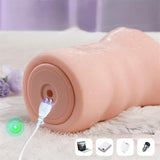 USB'den Manyetik Şarjlı Telefondan Kumandalı Emme ve Güçlü Titreşim Fonksiyonlu Realistik Masturbatör - Sora - BDM1642