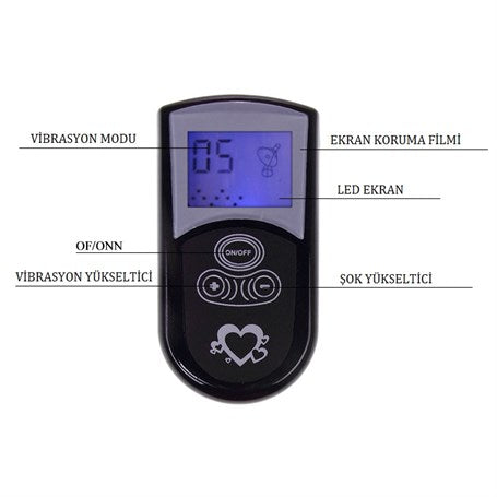 Uzaktan Kumandalı G String Titreşimli Vibratör Külotu İç Giyim - B1104
