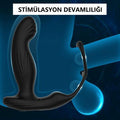 Uzaktan Kumandalı Isıtmalı Penis Halkası USB Şarjlı Titreşimli Anal Plug - BDM1584