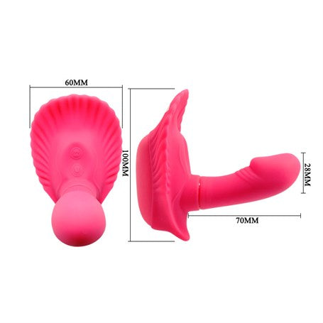 Uzaktan Kumandalı Titreşimli Teknolojik Çamaşır Altı Vibratör Penis - BDM4368