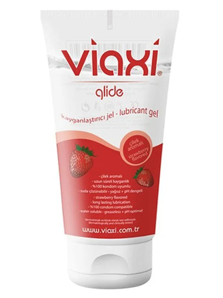 Viaxi Glide Çilek Aromalı Kayganlaştırıcı Jel 100 ml - KY0139