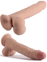 10" Dual Layer Oynar Derili Gerçekçi Penis 25 cm - CA-VN318042