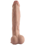 10" Dual Layer Oynar Derili Gerçekçi Penis 25 cm - CA-VN318042