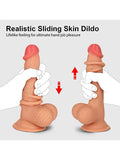 7.6" Dual Layer Oynar Derili Realsitik Dildo 19 cm - VN318040
