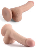 7.6" Dual Layer Oynar Derili Realsitik Dildo 19 cm - VN318040