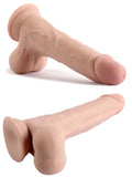 9" Dual Layer Oynar Derili Realistik Dildo 23 cm - VN318041