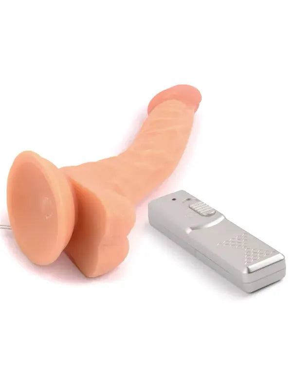 9” Eğik Titreşimli Realistik Penis 23 cm - VN210104