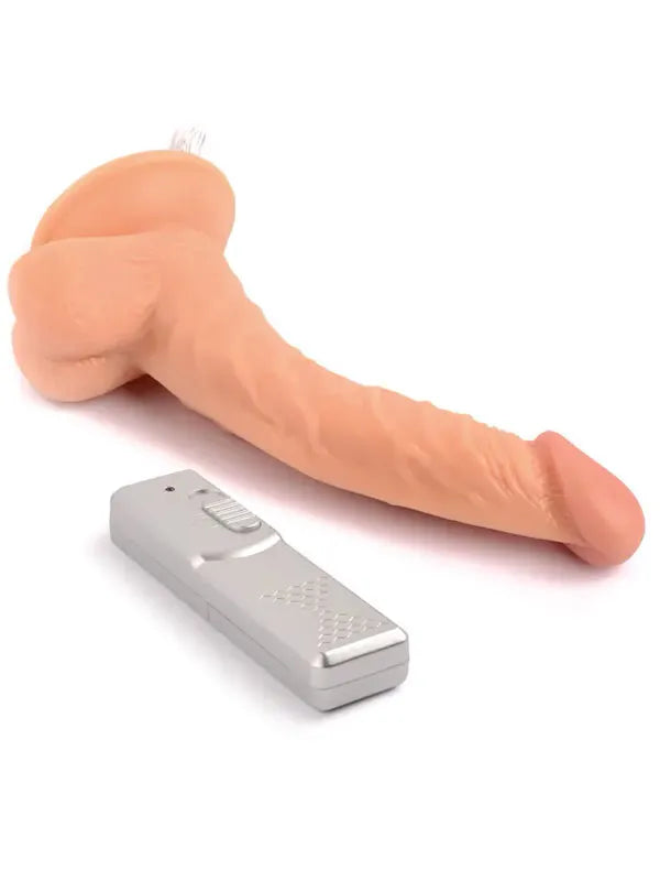9” Eğik Titreşimli Realistik Penis 23 cm - VN210104