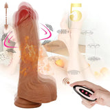 Wildtoy 23 Cm Isıtmalı İleri Geri Hareketli Dildo - FA-S002