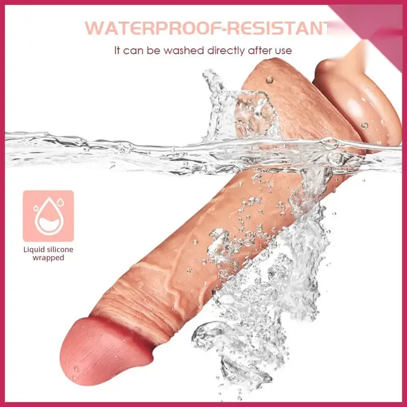 Wumingjian İleri Geri Hareketli Isıtmalı Dildo - FA-LM03