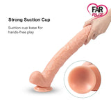 Xise Huoer Flexible 43 Cm Ultra Uzun Dildo - FA-WBC10068