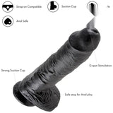 Xise King Flexible Black 27 Cm Siyah Dildo - FA-WBC10001S