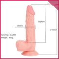 Xise Prong 21 Cm Gerçekçi Spear Dildo - FA-XM209