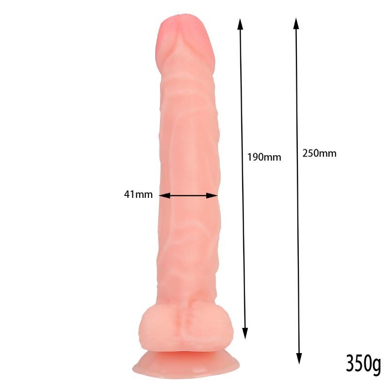 25 cm. Belden Bağlamalı Realistik Vantuzlu Penis - FA-XM234B
