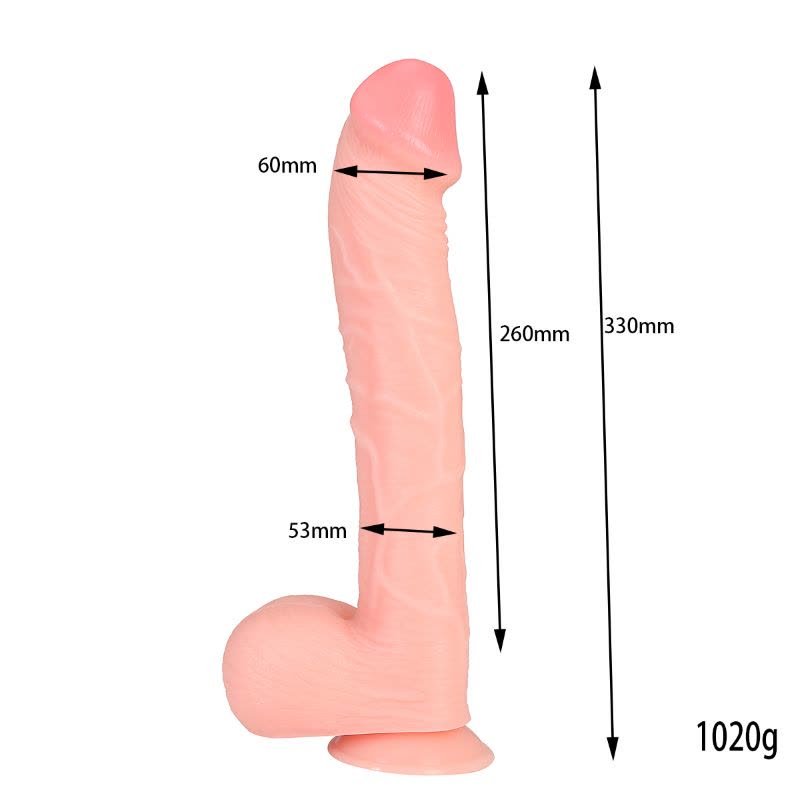 33 cm.Realistik Vantuzlu Dildo Penis - FA-XM238