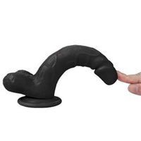19 cm Belden Bağlamalı Realistik Dildo Zenci Penis Set - U6101B