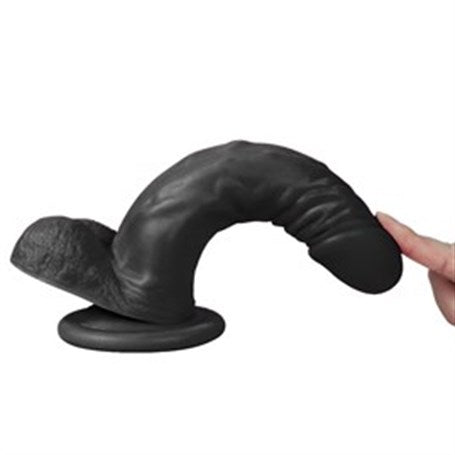 21 cm Belden Bağlamalı Realistik Dildo Zenci Penis Set - U6104B