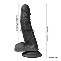 21 cm Belden Bağlamalı Realistik Dildo Zenci Penis Set - U6104B