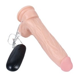 20,5 cm Gerçekçi Titreşimli Dildo Vibratör Penis - Holy Dragon - U6007