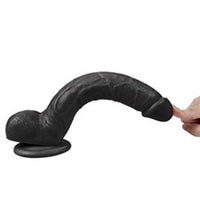 %40 İndirim – 28 cm Belden Bağlamalı Realistik Dildo Zenci Penis Set - CA-U6106B