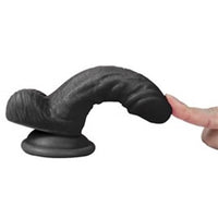 13 cm Belden Bağlamalı Realistik Dildo Zenci Penis Set - U6099B